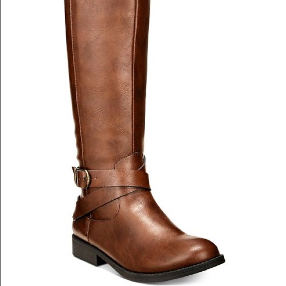 Cognac boots
